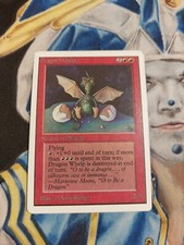 Dragon Whelp MTG Unlimited Uncommon Red Creature Moderately Played x1 GG3