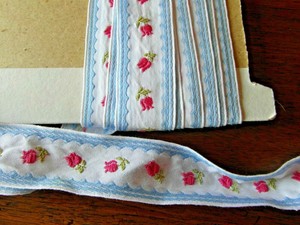 Détails Sur Galon Ruban Decor Tulipe Fleur Tisse 110mx3 Cm At At Rubbon