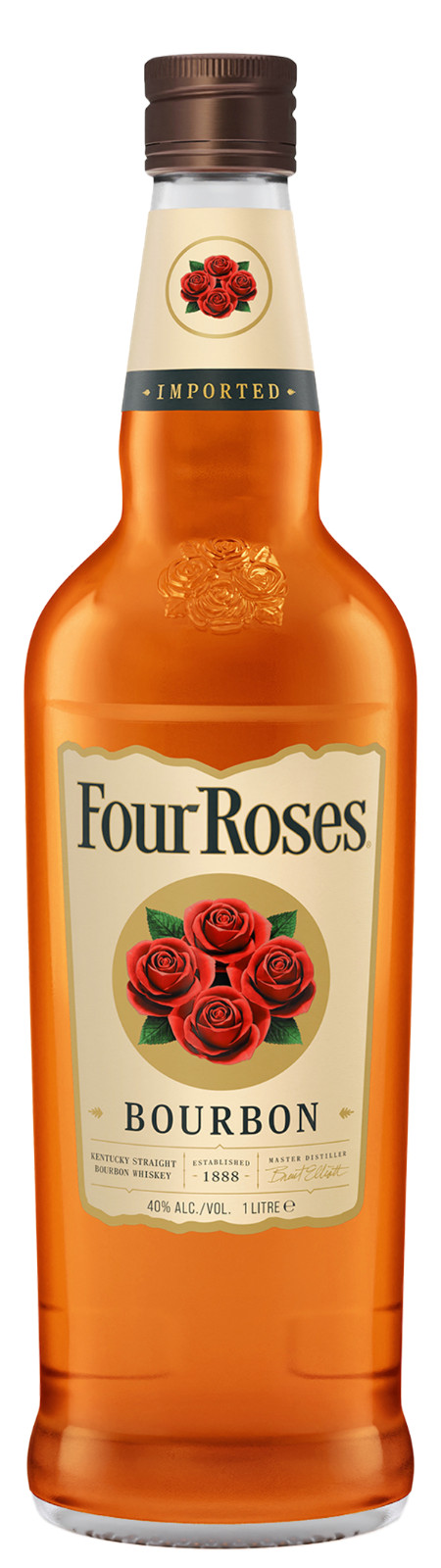 Four Roses Kentucky Straight Bourbon Whiskey 40% 1L - Bild 4