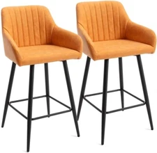 COSVALVE Set of 2 Counter Height Stools, Bar, 24 inch Dining Chairs