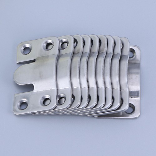 10 PCS Stainless Steel Pendants Photo Frame Hanger Metal Picture - Picture 10 of 12