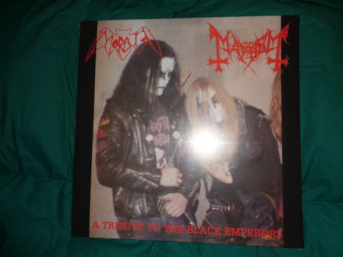 Mayhem/Morbid A Tribute to the Black Emperors Lp Very Rare Limited Edition - Imagen 2 de 3