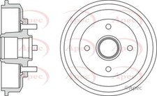 Apec Brake Drum Single Rear 1315740 1416191 1468774 1507055 3049844 DRM9906