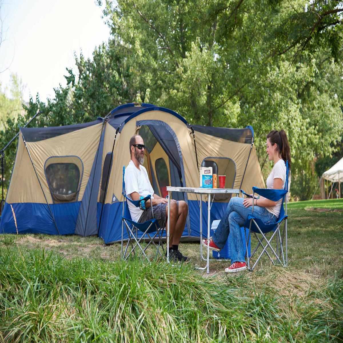 14-Person 4-Room Base Camp Tent Camping 