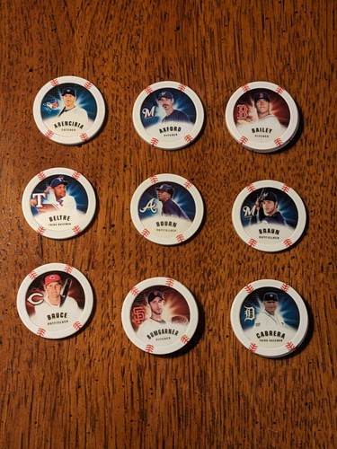 2013 Topps Chipz Base Magnetic Silver Gold Glow in the Dark -You Pick  RARE - Picture 2 of 106