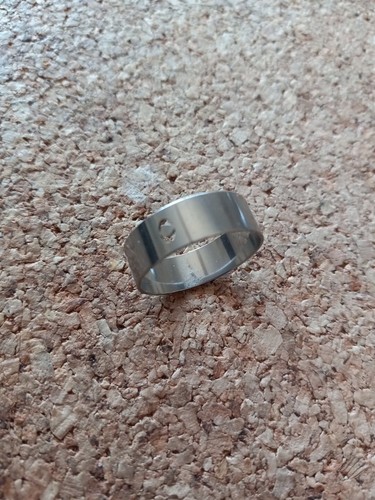 STAINLESS STEEL FASHION RING SIZE 11.5 (13) - Picture 2 of 5