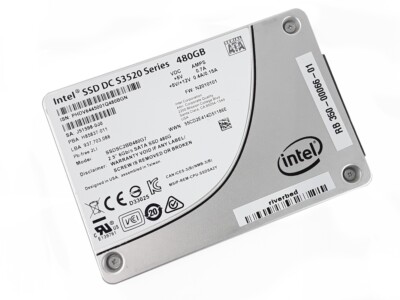 Intel SSD 480GB 2,5'' Festplatte DC S3520 Series SSDSC2BB480G7 SATA3 6GB/s