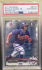 2017 Bowman Ronald Acuna Jr 1st #BP127 Auto Signed PSA DNA Authentic