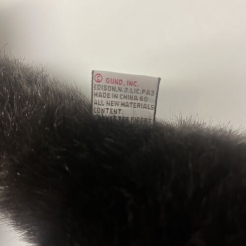 Gund Realista Gorila Mono Caminar Marrón Oscuro Negro 12" Peluche Animal Usado en Excelente Condición - Imagen 6 de 9