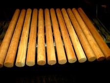 TWELVE 12 ROUND DOWEL KILN DRIED CHERRY WOOD LUMBER 12" X 15/16" DIAMETER