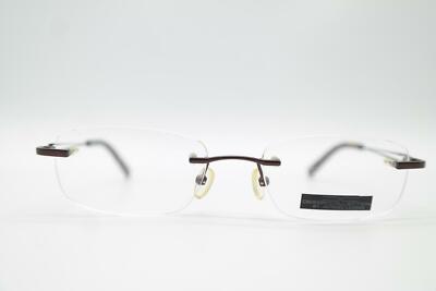 Jacques Lemans JL 1-6048 Bronze Rimless Glasses Eyeglass Frame New