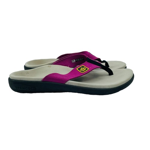 Spenco Men\'s Orthotic Thong Sandals Fusion Safari Blue Cheetah - Medium SPENCO ORTHOTIC THONG SANDAL, CHEETAH, BLUE GRAY, SIZE 7 | eBay main image 4