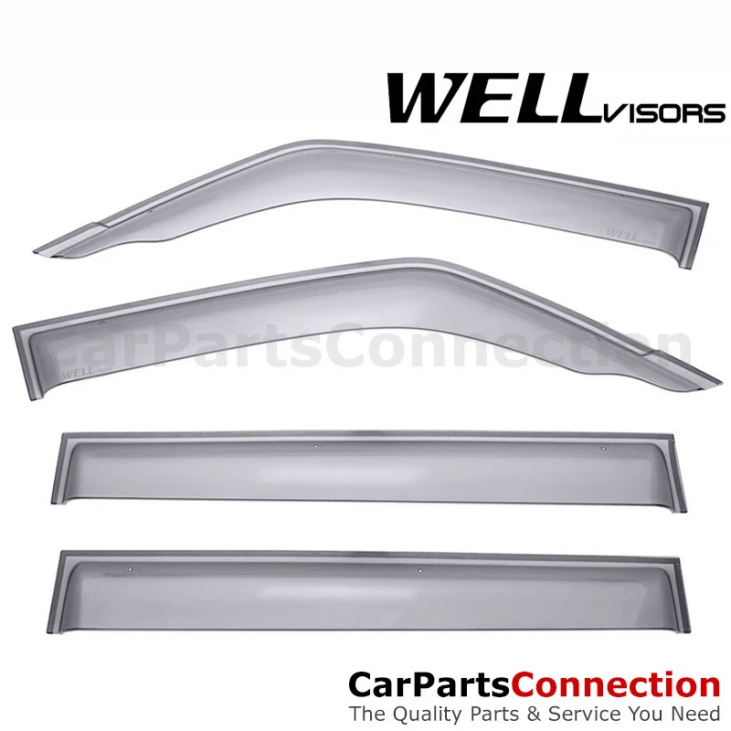 Viseras deflectoras de ventana lateral serie Premium para Mitsubishi Montero 2001 a 2006 Foto 2 de 4