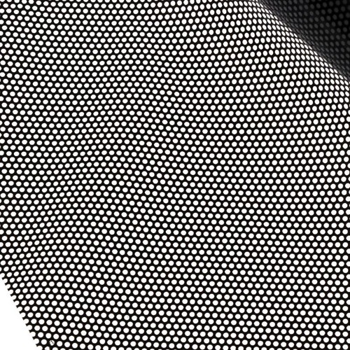 Schwarz One Way for Vision Scheinwerfer Tönung Lochfolie Netz 30x106cm Scheinwerfer F - Bild 2 von 8