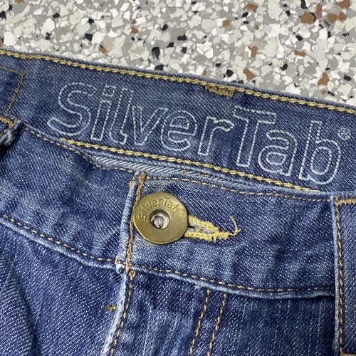 VTG Levis Silvertab Baggy Jeans Men 32x32 Denim Pants Loose Street Skate 2008 - Picture 3 of 14