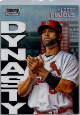 2022 Stadium Club Chrome 6A Albert Pujols Dynasty and Destiny St Louis Cardinals