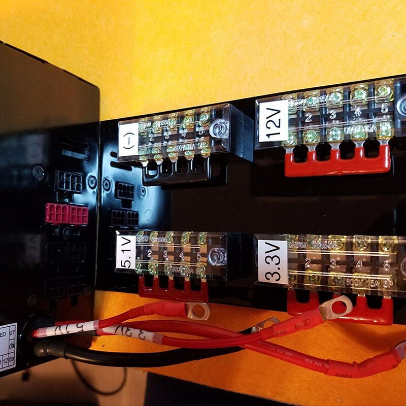 Neutrale Klemmleiste 12-fach - Messing Für Elektroinstallation