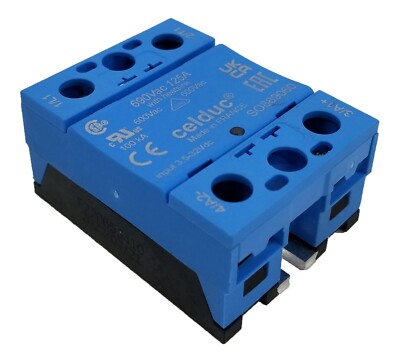 Celduc SO889060 Solid State Relay 125A 24-690V Load 3.5-32Vdc Input SPST-NO NEW