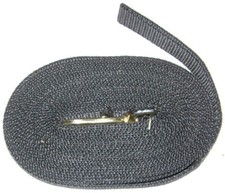 LUNGE LINE - 25 FOOT - BLACK w / 3" SWIVEL SNAP