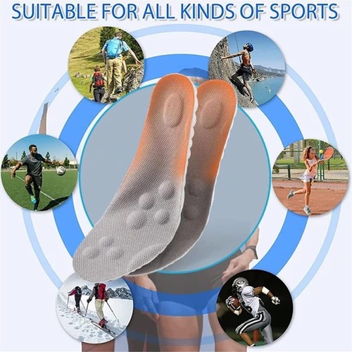 Arbeit 4D CLOUD TECHNOLOGY Einlegesohlen Wandertrainer Innensohlen Einsätze atmungsaktiv - Bild 7 von 16