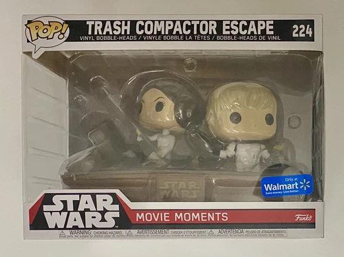 FUNKO POP! STAR WARS MOVIE MOMENTS 224 TRASH COMPACTOR ESCAPE WALMART EX CS C2