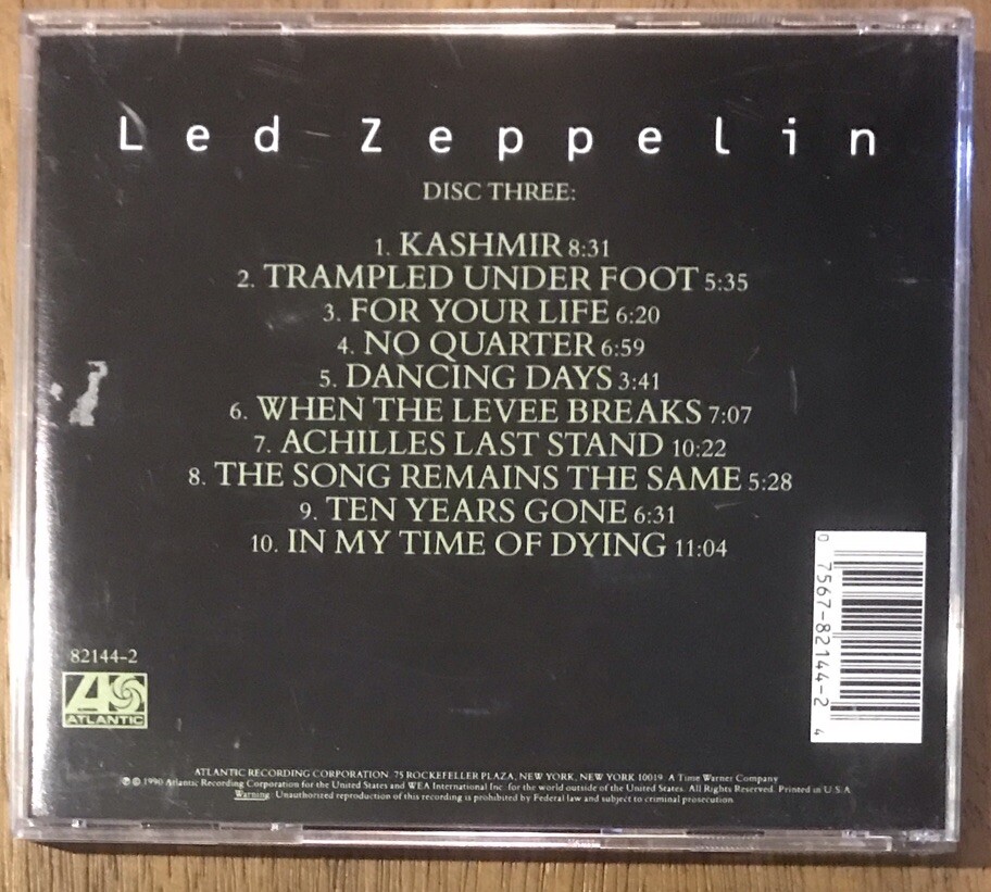 Led Zeppelin [Box Set] [No Box/Book] by Led Zeppelin (CD, 4
