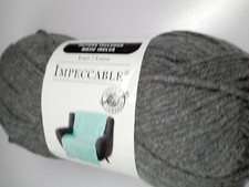 Loops  Threads Impeccable Yarn-285 Yards-True Grey-100 Acrylic