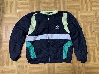 Vintage 90s Sergio Tacchini Nylon Track Jacket Size 52 | eBay