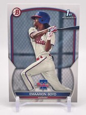 Emaarion Boyd 2023 1st Bowman Prospects Base Set #BP-128 Philadelphia Phillies