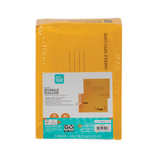 Self-Sealing Kraft Bubble Mailers, Padded Envelopes, 6" X 9", 30 Pack