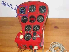 ROTAX TRIKE PANEL WITH HIGH QUALITY GAUGES VERTICAL SPEED, ALTIMETER, AIR SPEED