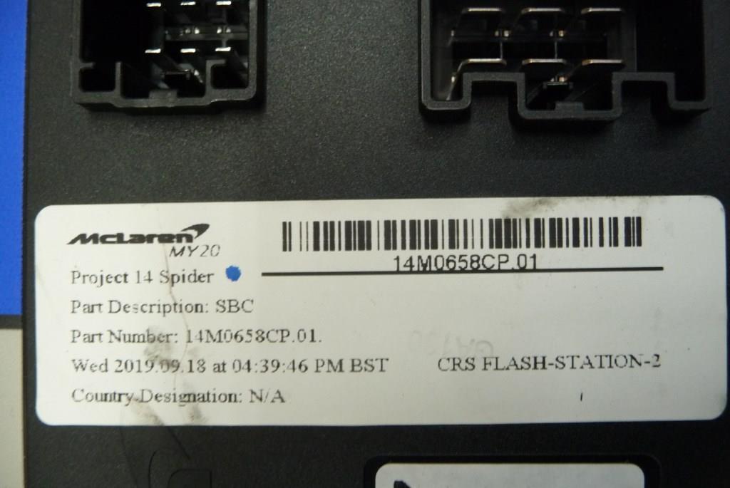 2017-2022 McLaren 720S BCU Body Control Module Unit 14M0658CP.01 OEM A1