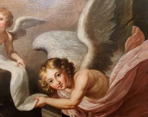 17. Jh. Italienischer Altmeister - Familie Stechpalmen - Ölgemälde - Bild 8 von 12