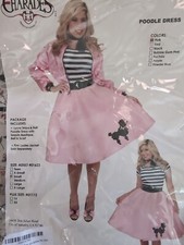 Poodle dress costume womens Small, Missing Belt