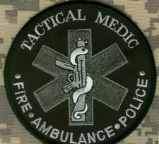 AFSOC TCCC PEDRO MEDEVAC COMBAT RESCUE PJ vêlkrö SWAT INSIGNIA: TACTICAL MEDIC
