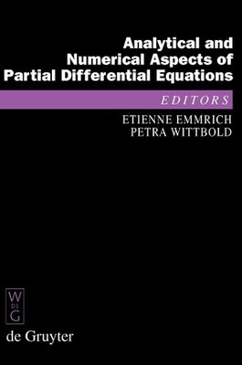 Etienne Emmrich Analytical and Numerical Aspects of Partial Different (Hardback)