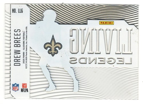 Drew Brees 2020 Panini Illusions Living Legends #6 Insert Card - Picture 2 of 2