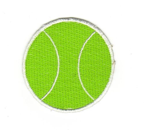Af70★Tennis Ball AufnäHer Zum AufbüGeln BüGelbild Patch Applikation 4,5 X 4,5 Cm-image