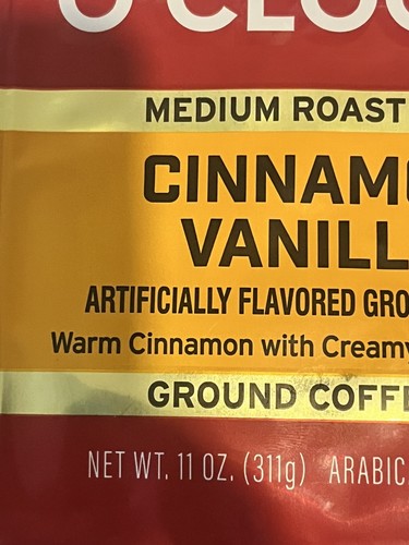 Menge (2) 11 Unzen 8 Uhr Kaffee Zimt Vanille Medium Röstung B/B 6/2025 Schneller Versand - Bild 4 von 8