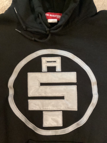 The Marathon Clothing x All Money In Black Sweatshirt w/ Sewn on Logo size S - Picture 2 of 12