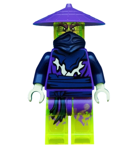 LEGO NINJAGO Minifigure Ghost Warrior Cowler njo141 - Afbeelding 1 van 2