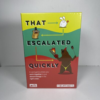 That Escalated Quickly Card/Party Game; Makers Of Exploding Kittens!