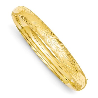 Armreif Armband 14 Karat massiv Gelbgold 7,90 mm