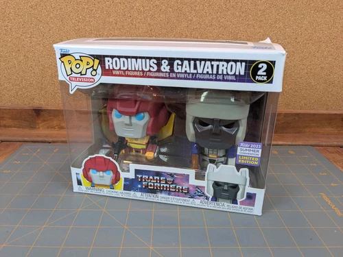 Funko POP! Television: Transformers Rodimus Prime and Galvatron Vinyl Figure 2pk