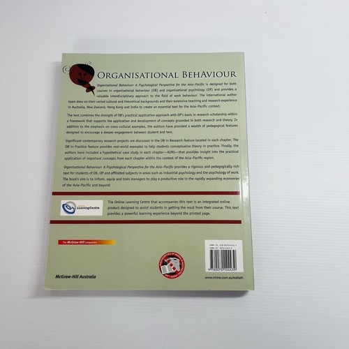 Organisational behaviour a psychological perspective for Asia Pacific 2010 PB - Picture 5 of 20