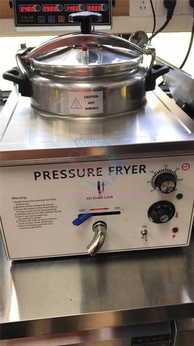 16L Commercial Stainless Electric Pressure Chicken Fish Fryer Machine 3000W - Picture 10 of 13