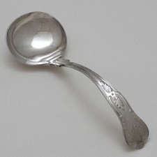 KINGS Design EPNS A1  SHEFFIELD ENGLAND Silver Service Cutlery Sauce Ladle