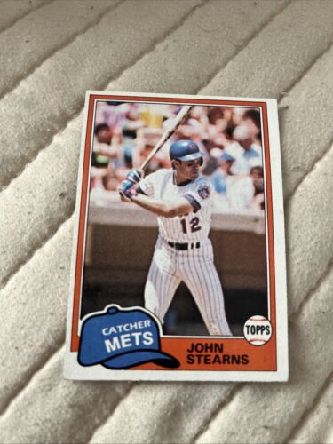 1981 Topps John Stearns . New York Mets #428