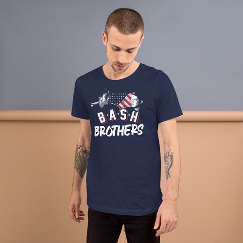 THE BASH BROTHERS Mighty Ducks Team USA Hockey Shirt Short-Sleeve Unisex T-Shirt - Picture 4 of 19