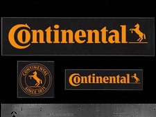 Continental Tires - Set Of 3 Original Vintage Racing Decalsstickers